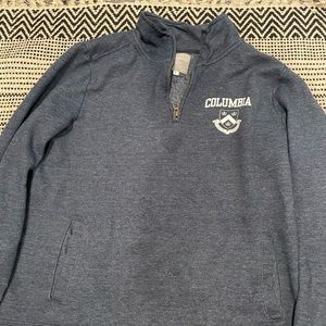 Columbia University Zipper Sweater Hoodie